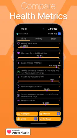Game screenshot Health Hive: Compare Metrics mod apk