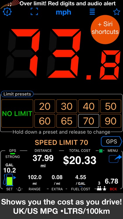 Speedometer 55 Pro. GPS kit. screenshot-1