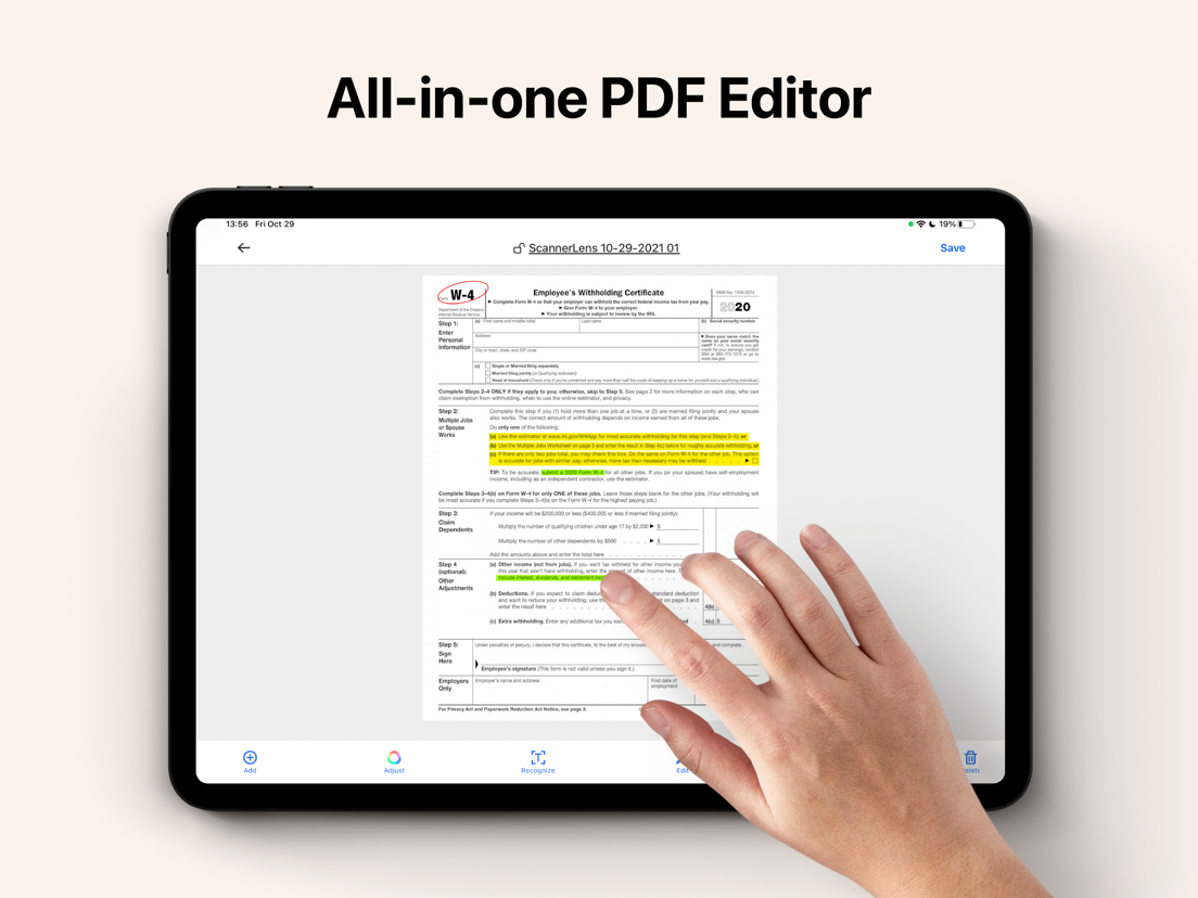 PDF Scanner App Scanner Lens App voor iPhone, iPad en iPod touch