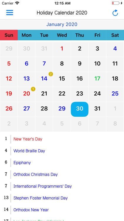 US Holiday Calendar screenshot-6