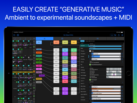 Wotja: Generative Music System screenshot 2