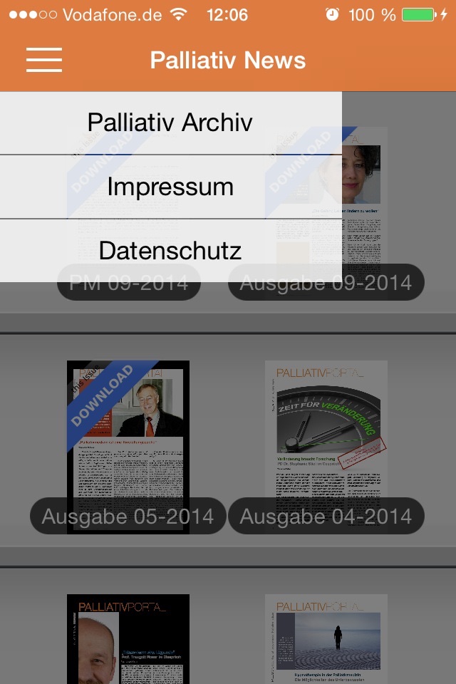 Palliativ-Archiv screenshot 3