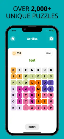 Game screenshot WordBox - Letter Bubble Boxes apk