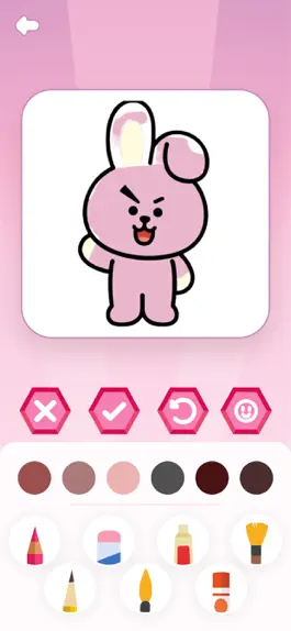 Game screenshot BT21 Coloring & TapTap Ball hack