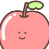 cute apple sticker