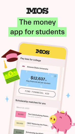 Mos: money app for students screenshot 1