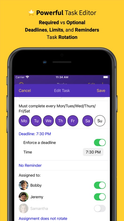 Privilege Points Chore Tracker screenshot-5