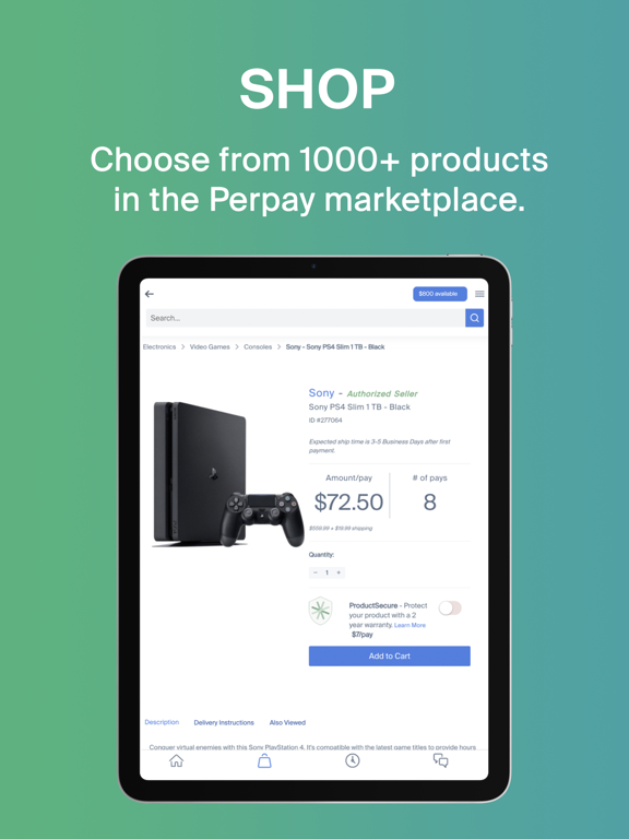 Perpay - Shop and Build Creditのおすすめ画像2