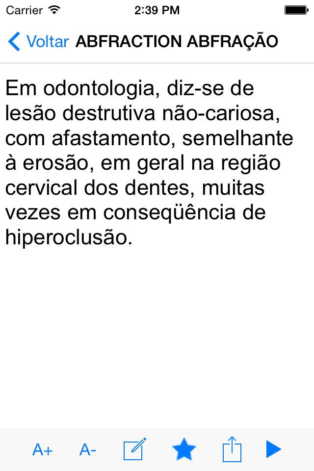 Dicionário Odontológico screenshot 2