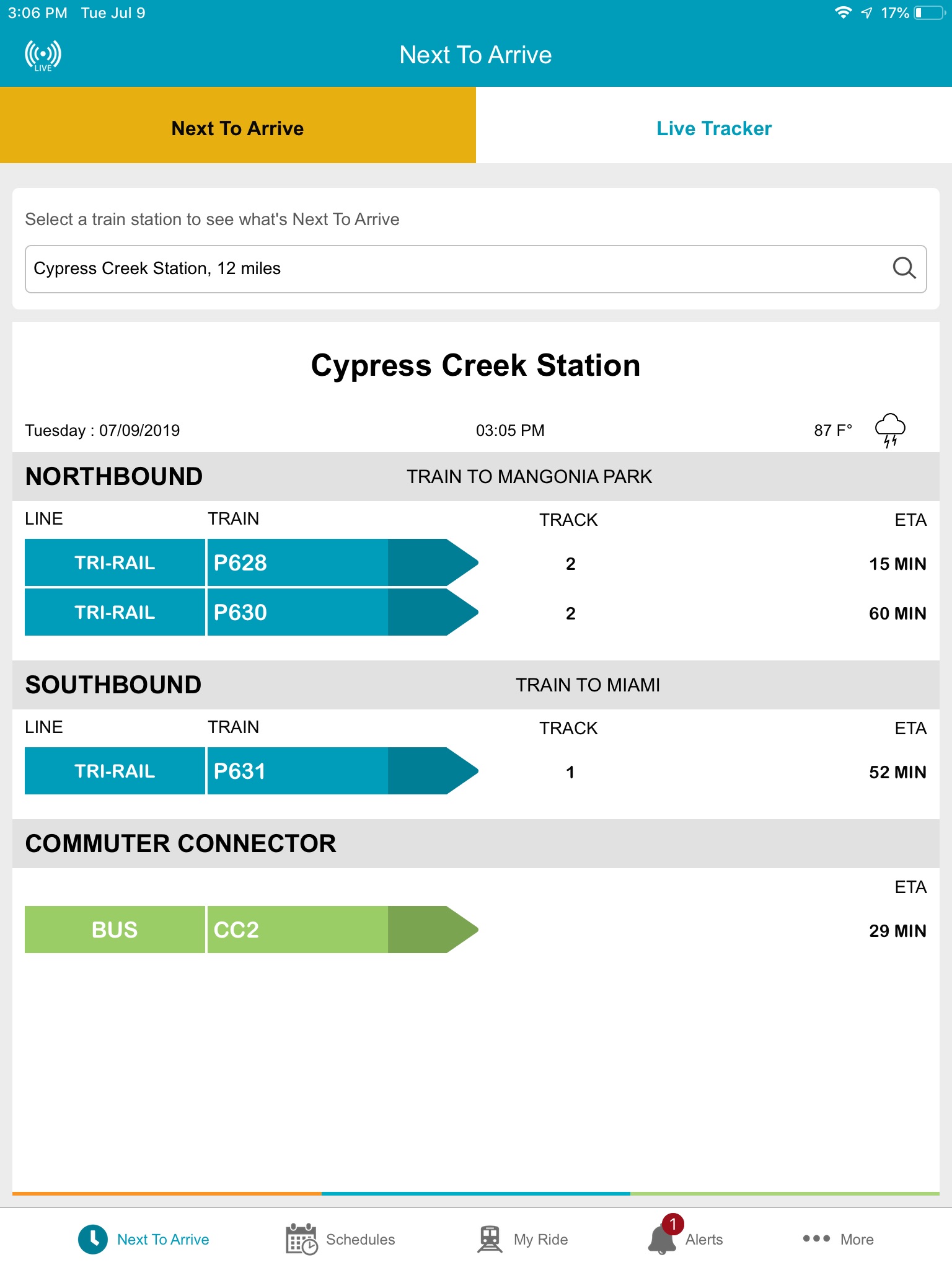 Tri-Rail screenshot 3