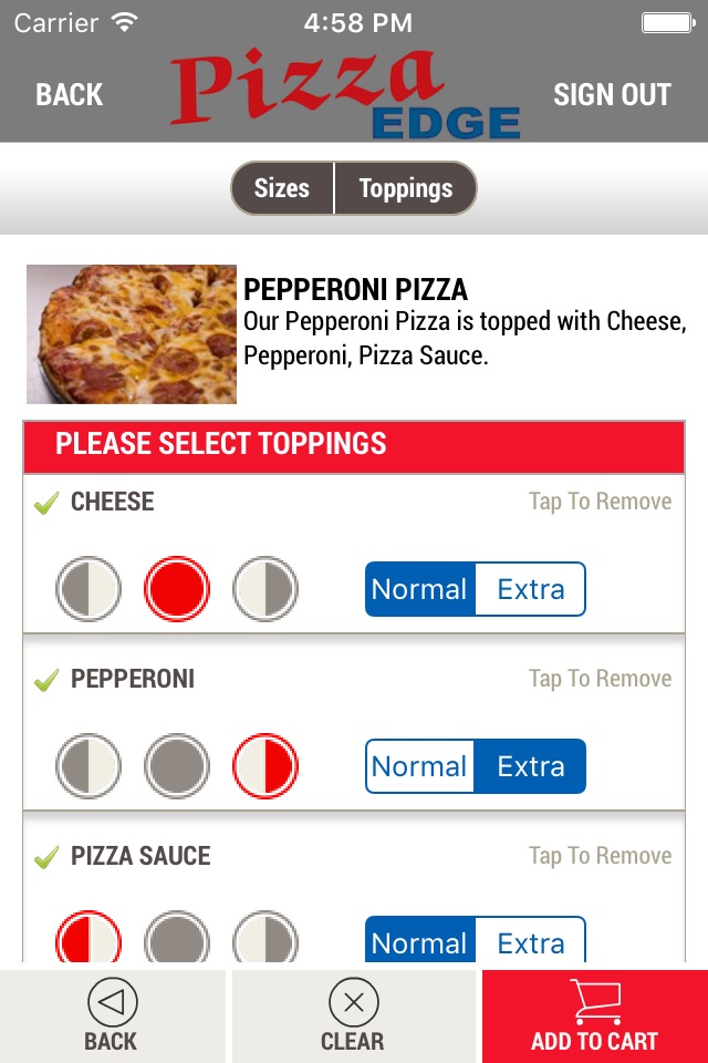 Pizza Edge screenshot 4