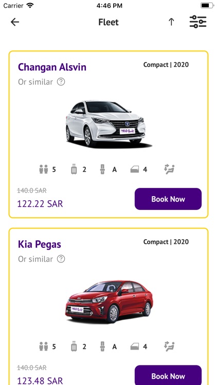 Rental yelo car ‎Yelo