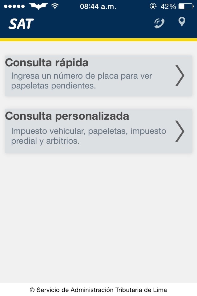 SmartSAT de Lima screenshot 2