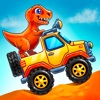 Dinosaur truck, car games: dig