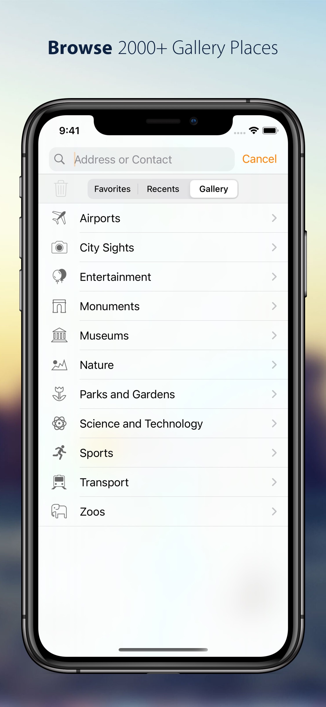 Screenshot do app Streets - Street View Browser