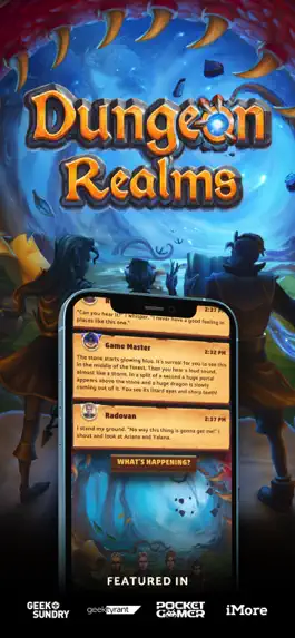 Game screenshot Dungeon Realms: Chat & Roll mod apk