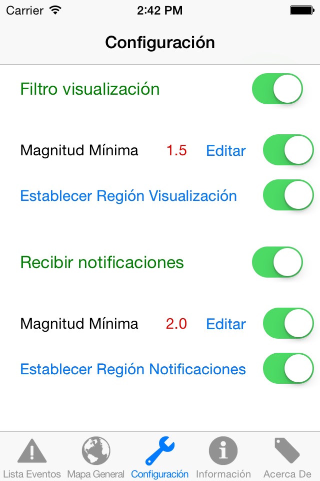 IGN Terremotos screenshot 4