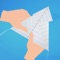 Icon Paper Plane Fold 3D