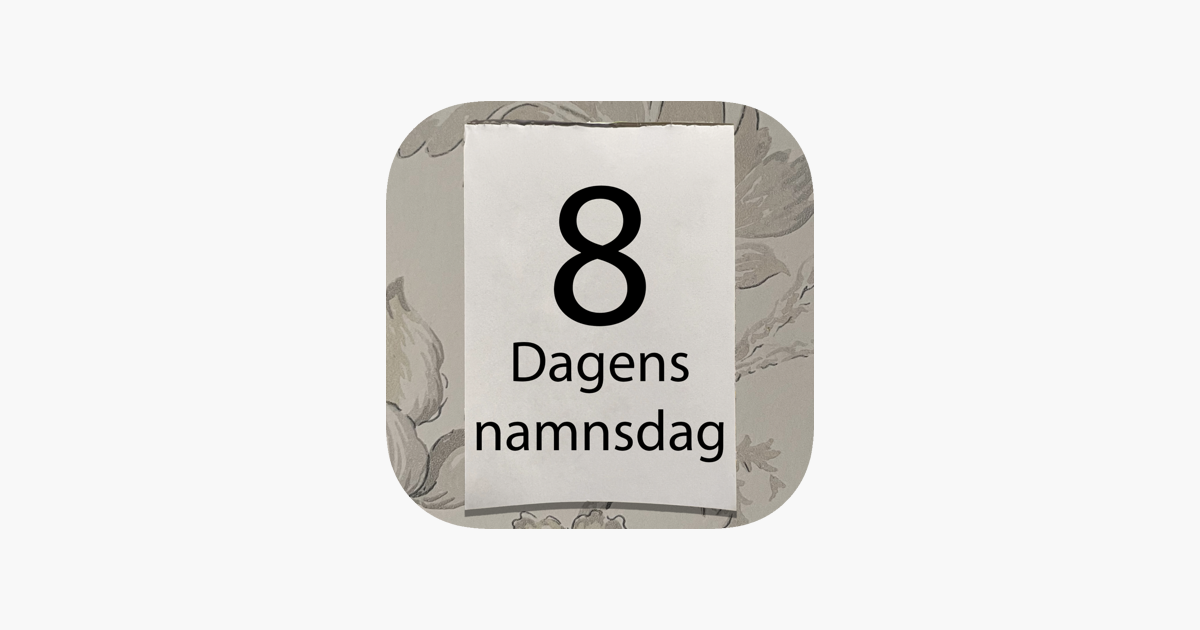 Dagens Namnsdag」をApp Storeで