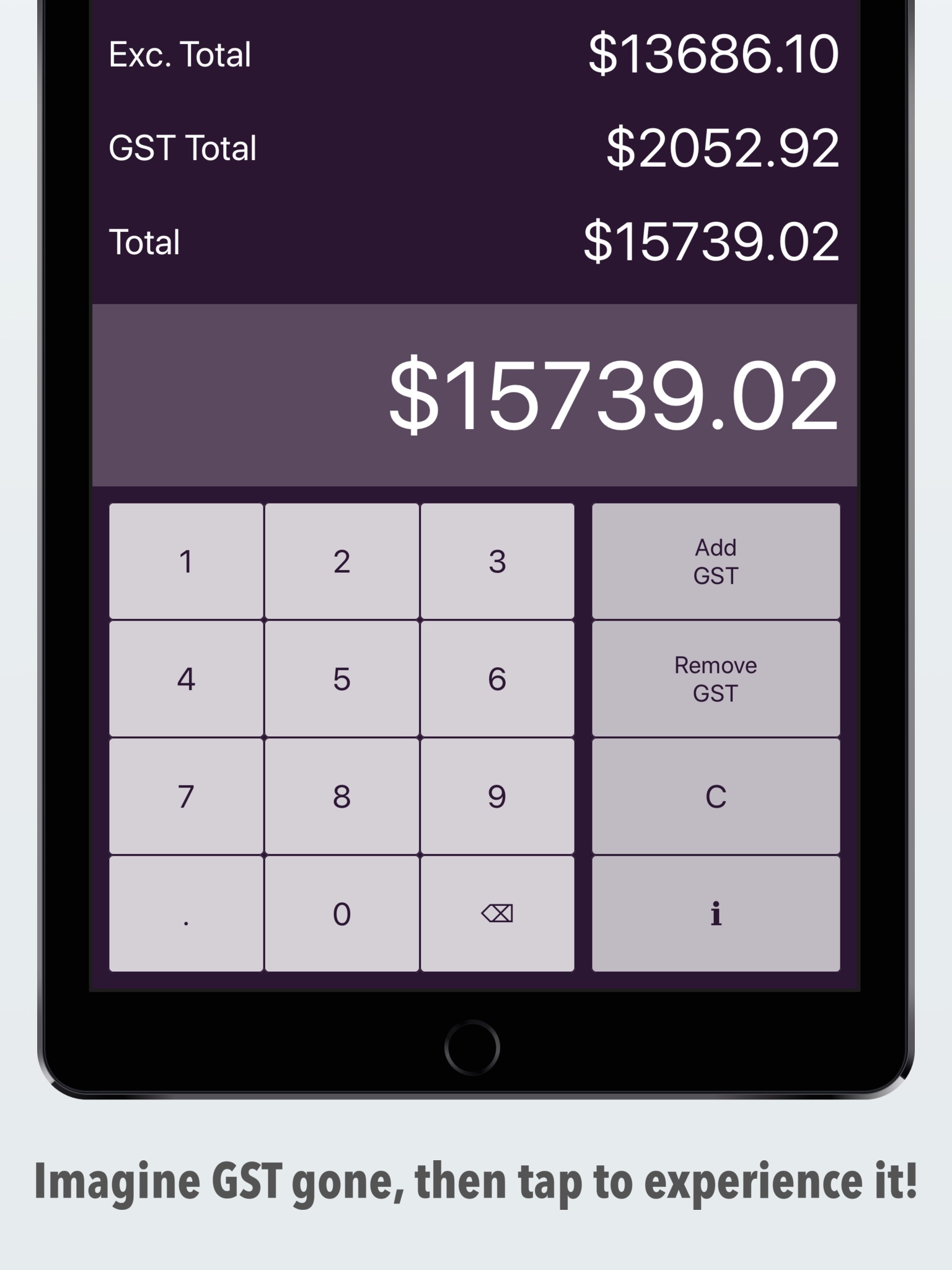 NZ GST Calculator screenshot 2