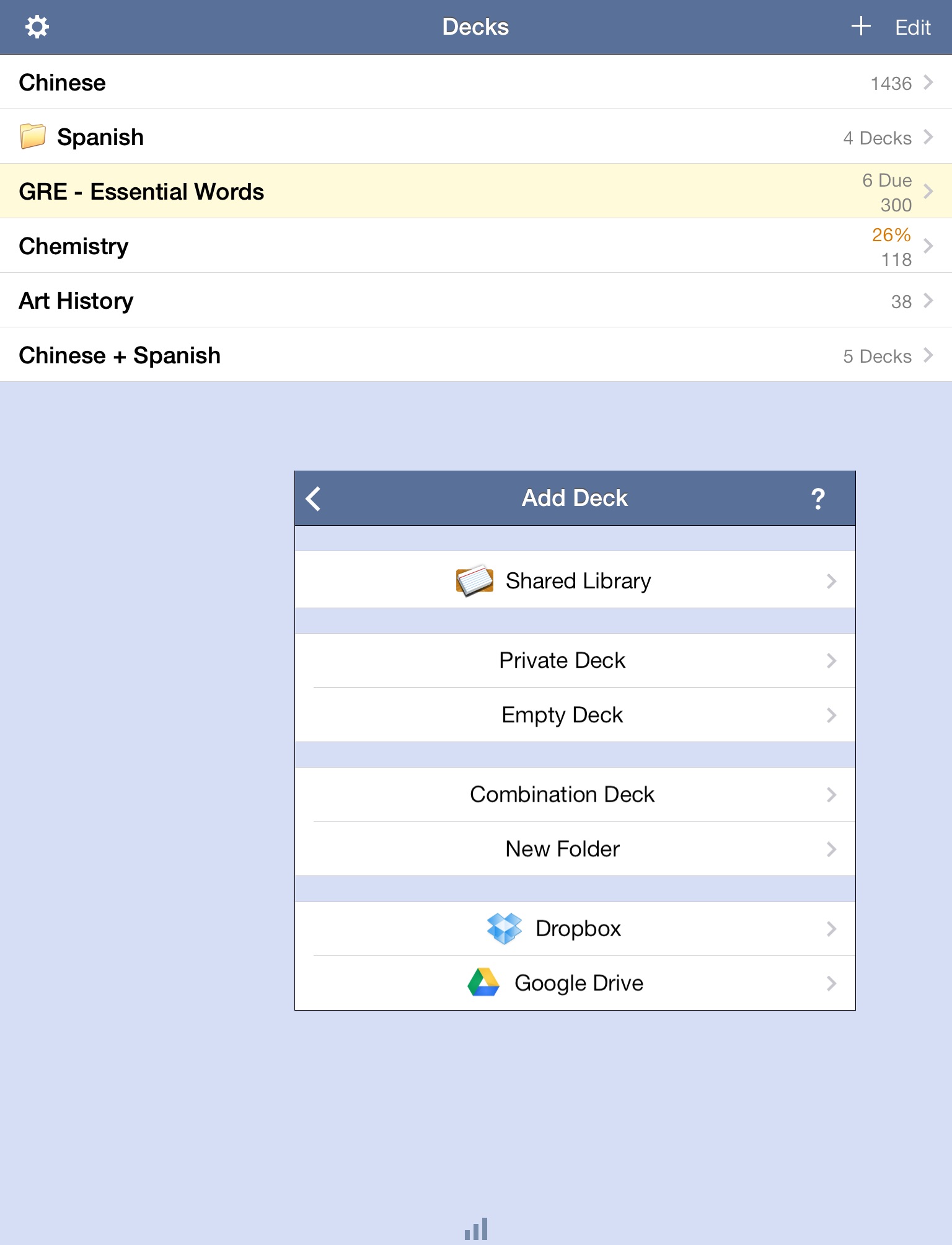 Flashcards Deluxe Lite screenshot 2