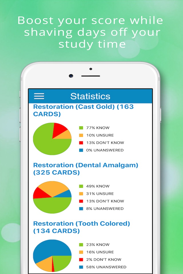 Operative Dentistry Cram Cards screenshot 4