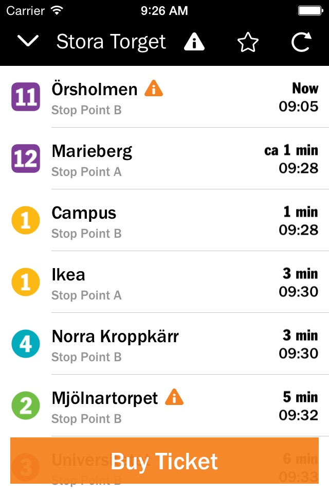 Karlstadsbuss screenshot 3