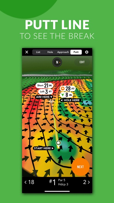 GolfLogix Golf GPS + Putt Line Screenshot