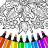 Flower mandala coloringbook