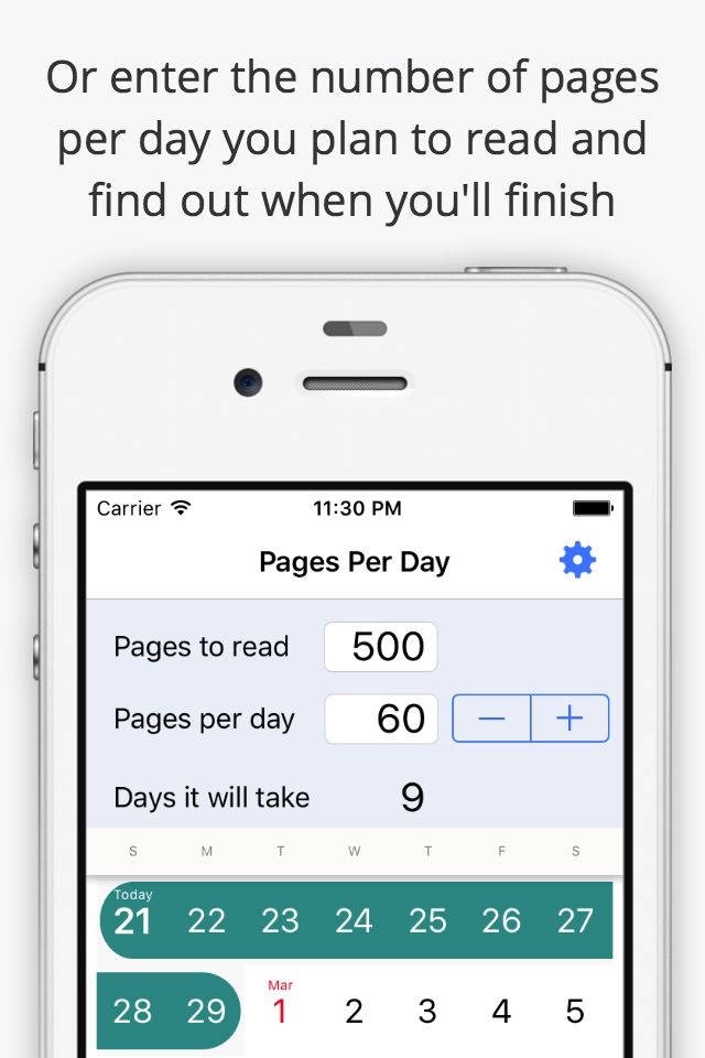 Pages Per Day screenshot 3