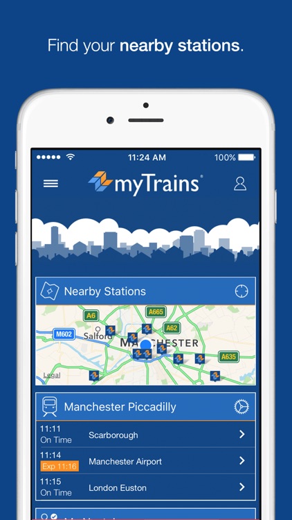 myTrains train times and tickets screenshot-0