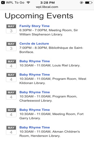 Winnipeg Public Library screenshot 4