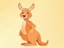 Kangaroos Stickers