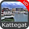 Kattegat HD GPS Navi Karte für bootfahren - angeln