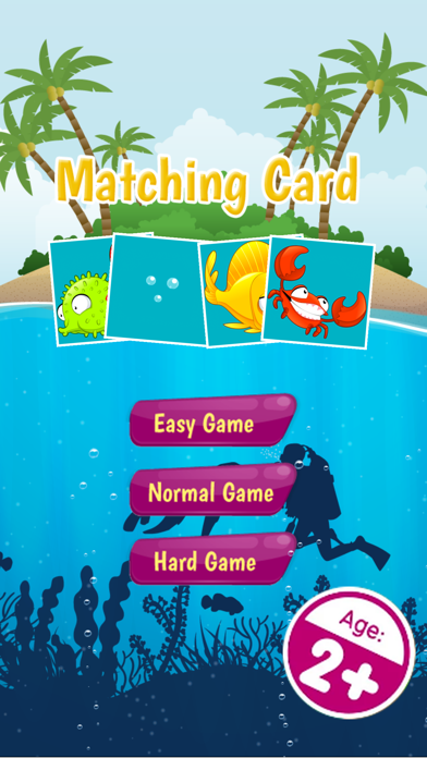 How to cancel & delete Matching Card - Underwater Adventures from iphone & ipad 1