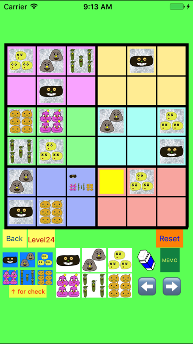 Easy SUDOKU with Faces!? 4x4,6x6,7x7 screenshot 2
