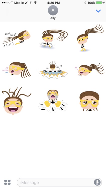 Piano Ally Superhero Stickers screenshot-4