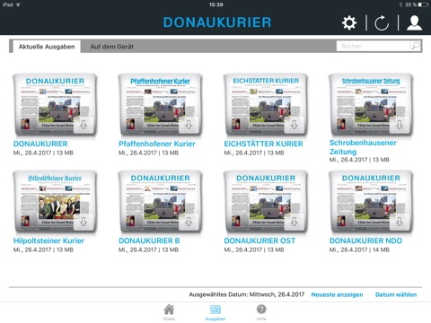 DK ePaper - Donaukurier screenshot 3