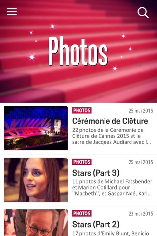 Cannes en Live ! - Blog sur le Festival de Cannes screenshot 4