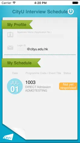 Game screenshot CityU Admission Interviews apk