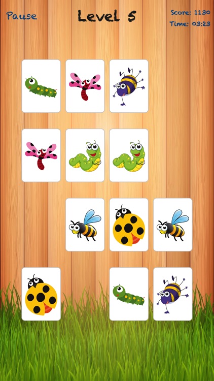 Bugland - Card Matching Game