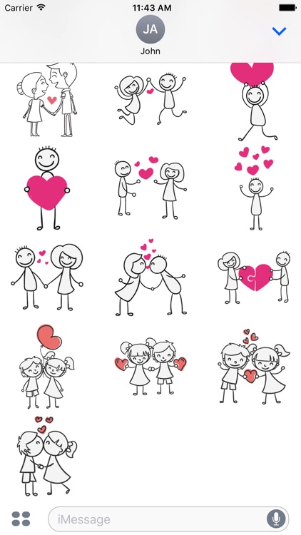 Couple Love Sticker screenshot-3