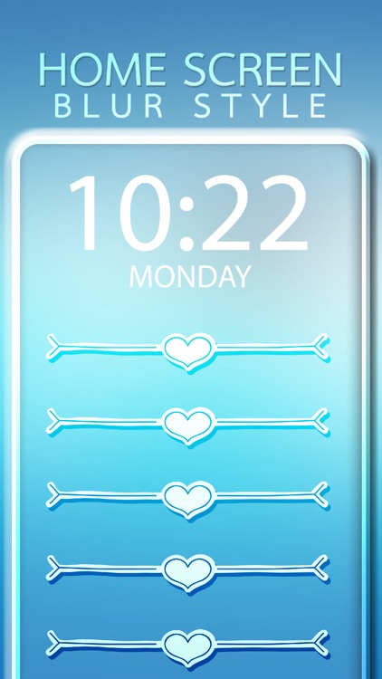 Home Screen Maker for Blur Wallpaper Design