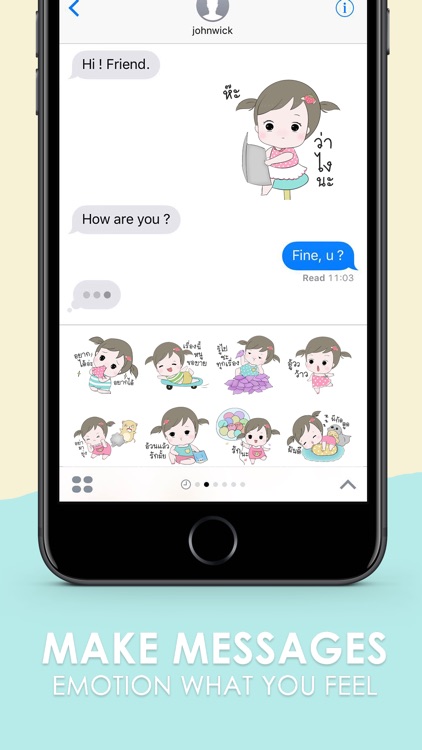 Jeejee Funlam Stickers Emoji Keyboard By ChatStick