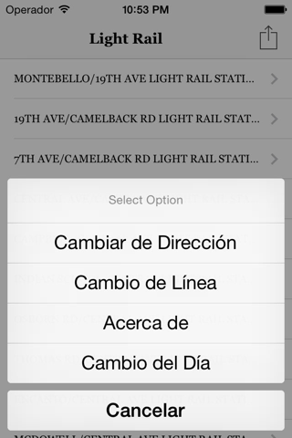 Phoenix Light Rail Timetable (No Ads) screenshot 2