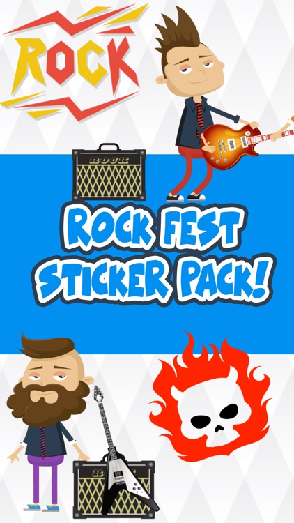 RockFest Sticker Pack for Messaging