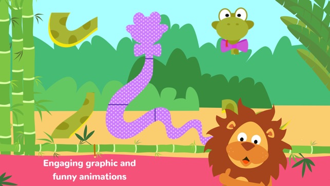 Fun Jungle Animals - Puzzles and Stickers for Kids(圖1)-速報App