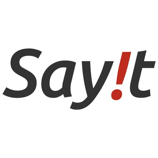 Say!t - for Podcasters and Broadcasters - Say it icon