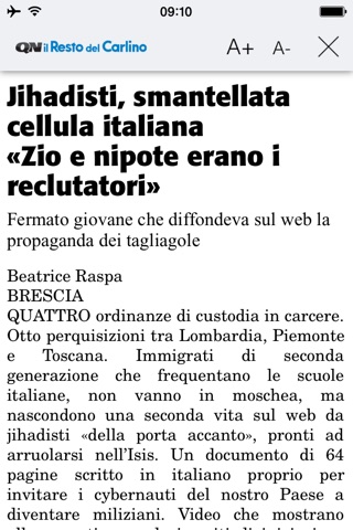 QN - Quotidiano Nazionale screenshot 2