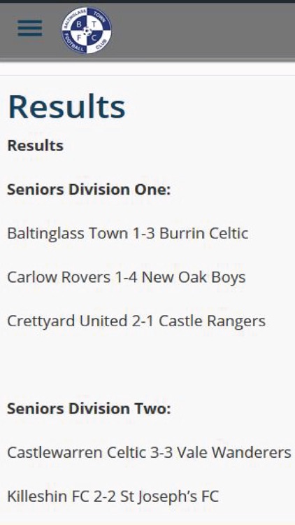 Baltinglass Town AFC screenshot-4